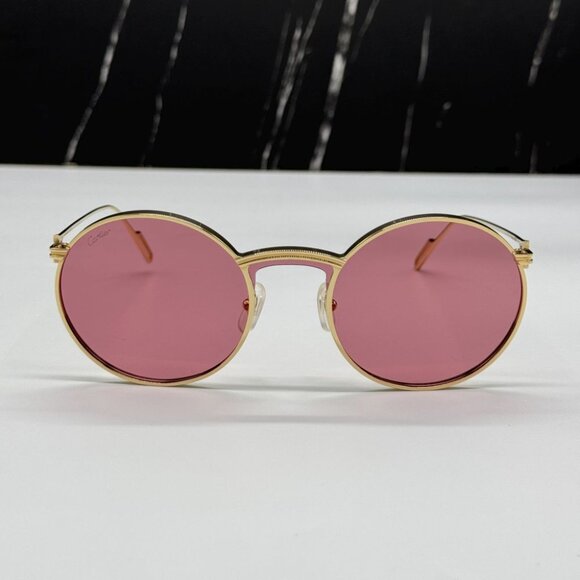 NEW  CARTIER CT0274S 003 CARTIER GOLD/RED TITANIUM WOMEN CARTIER SUNGLASSES main image 7